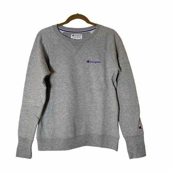 New! Champion Grey Long Sleeve Pullover Sweater, Size Medium, NWT - Picture 1 of 6